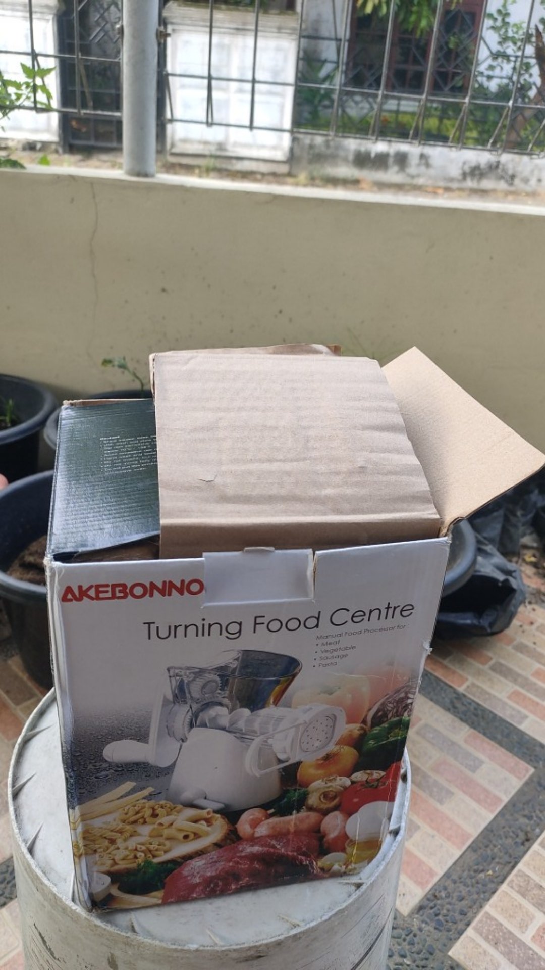 Akebonno Turning Food Centre Gilingan Serbaguna Cetakan Spageti Spaghetti Sosis (pasta Maker)