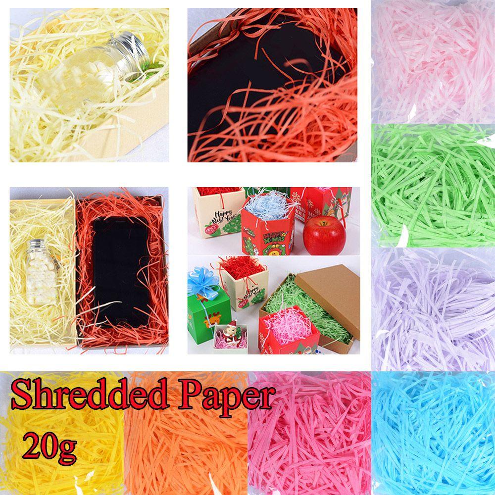 Preva 20g Raffia Kertas Serut DIY Packaging Accessaries Confetti Wrapping Persediaan