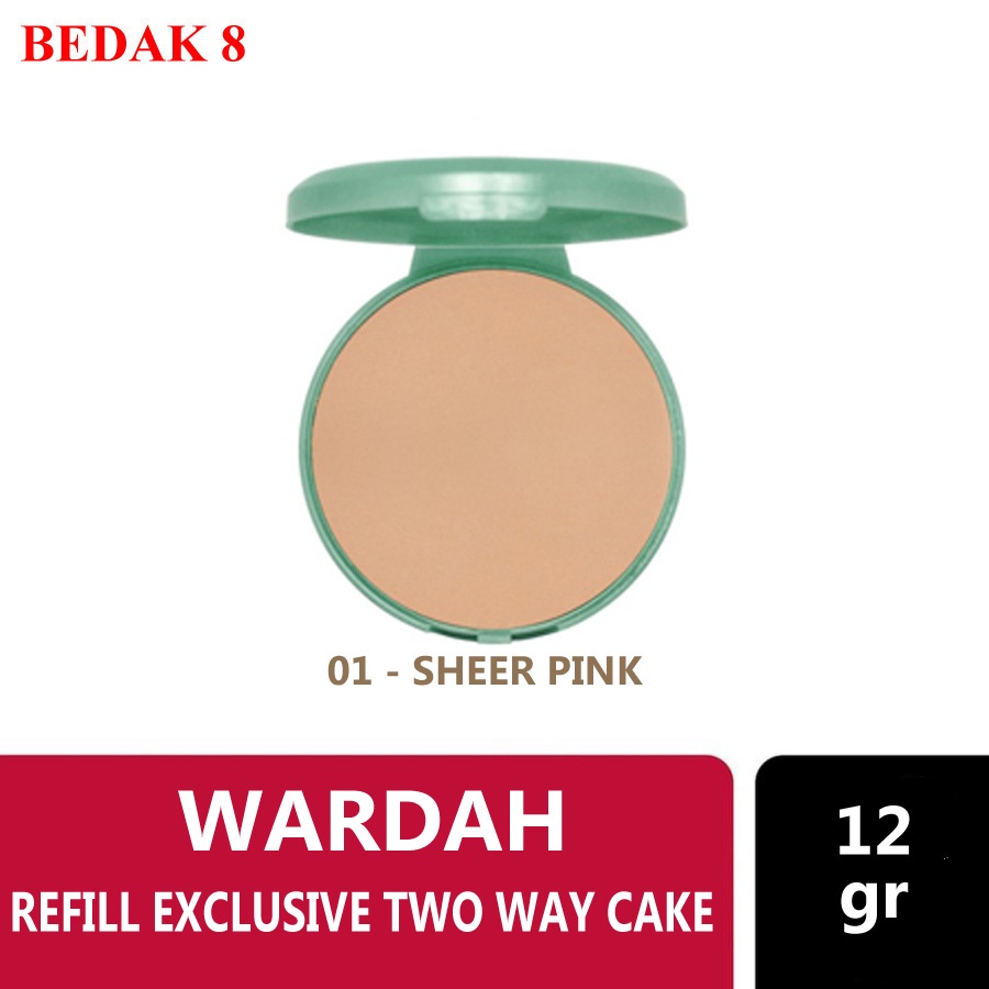 Wardah Refill Exclusive Two Way Cake 12 gr/ Refill Bedak