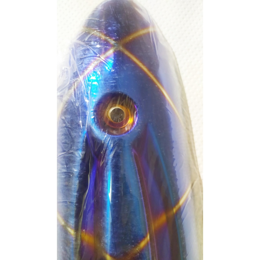 Cover Tutup knalpot scoopy blue x bakaran atau tameng kenalpot scoopy blue x