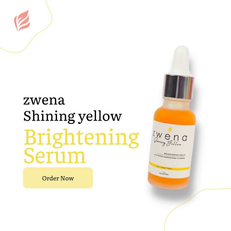 Serum Zwena Perawatan Kecantikan Wajah Flek Hitam Kerutan Essence Brightening 100% Original