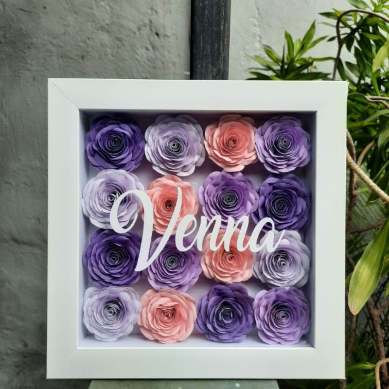 bingkai 3d / bingkai bunga / bingkai lampu / bingkai hantaran