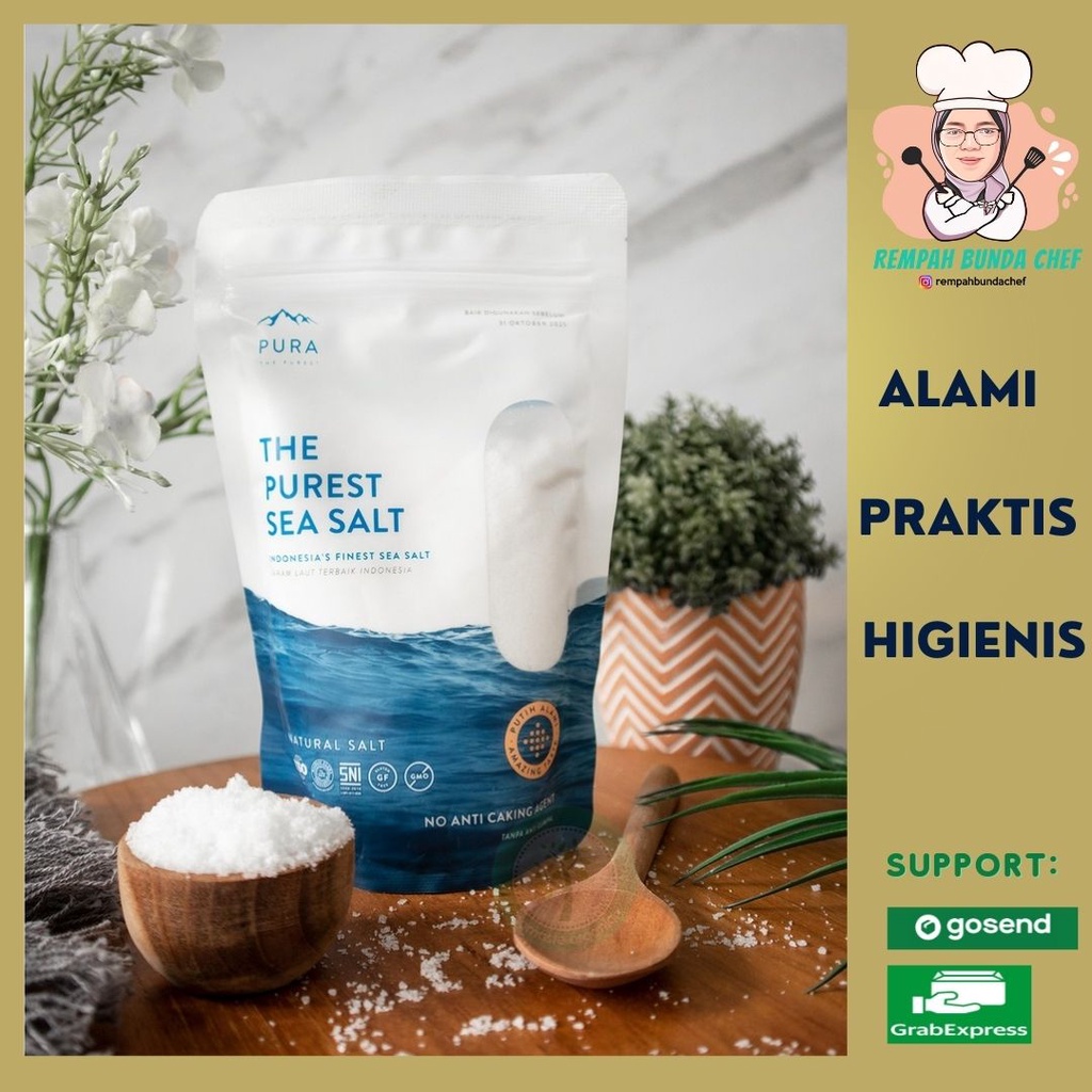 

Sea Salt Garam Laut Terbaik Premium Murni Pura