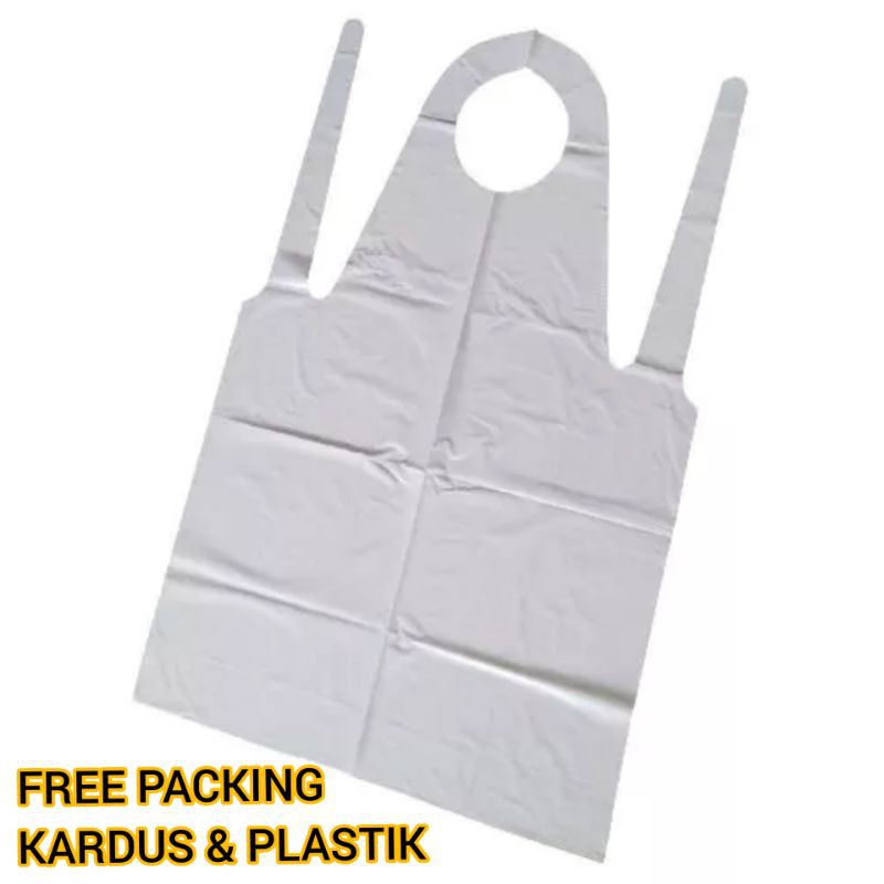 Jual Apron Plastik Onemed Pak Isi Pcs Shopee Indonesia