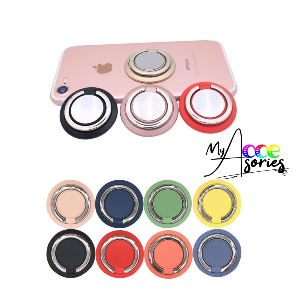 RING PERMATA GRIP BUMPER STAND PEGANGAN TANGAN UNIVERSAL CHOICE DOVE AURORA MY6348