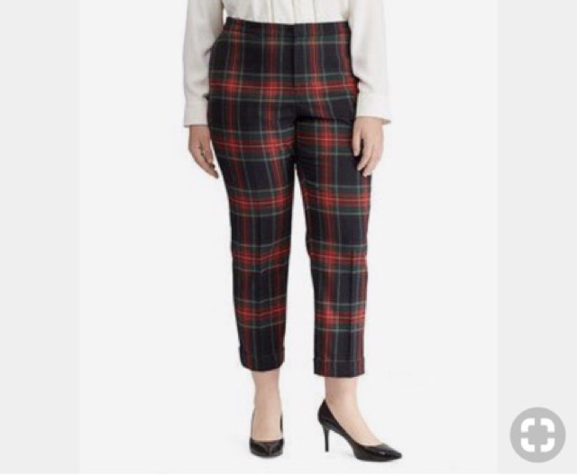 Basic pants tartan big size