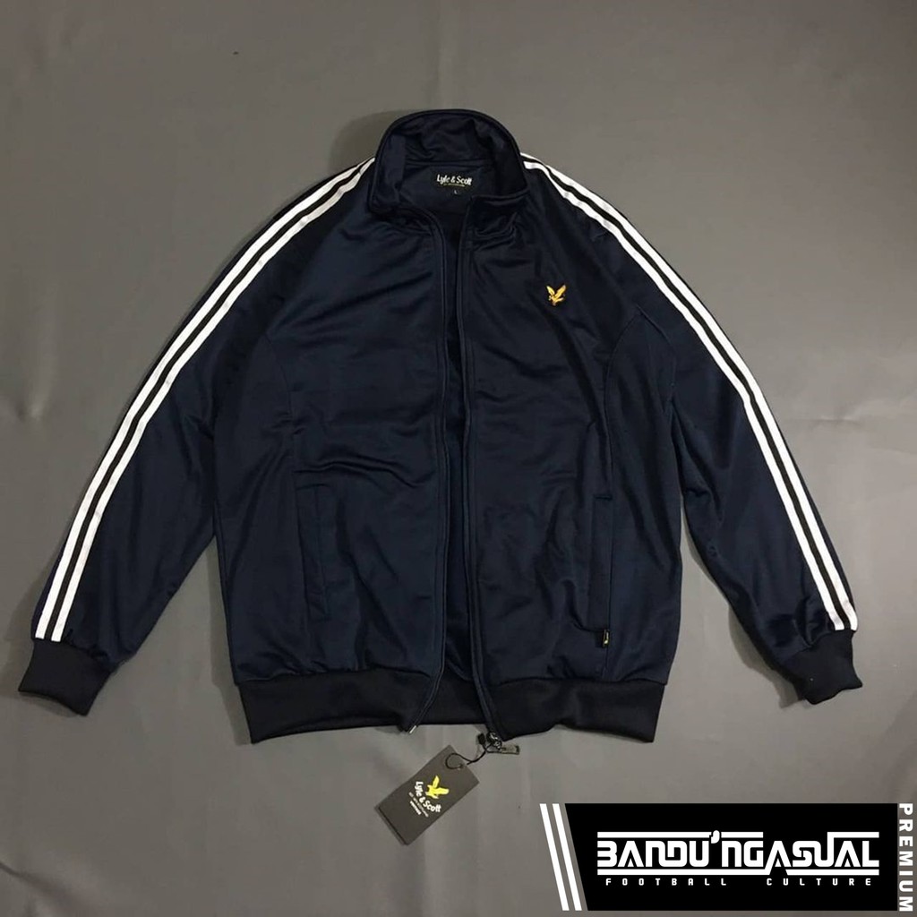 TRACKTOP LYLE & SCOTT (NAVY STRIP YELLOW)
