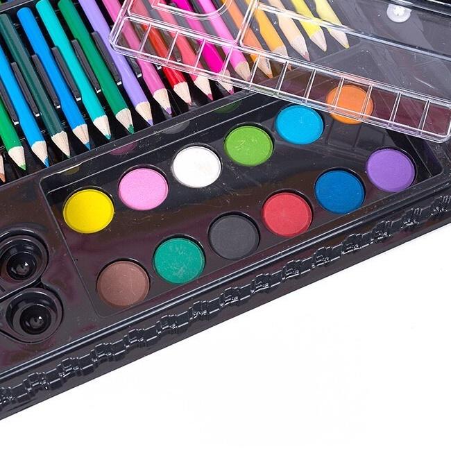 

ㆅ WJ514 Crayon Set 150 Pcs Art Set Peralatan Gambar Lukis Isi 150 Pensil Warna Krayon Set