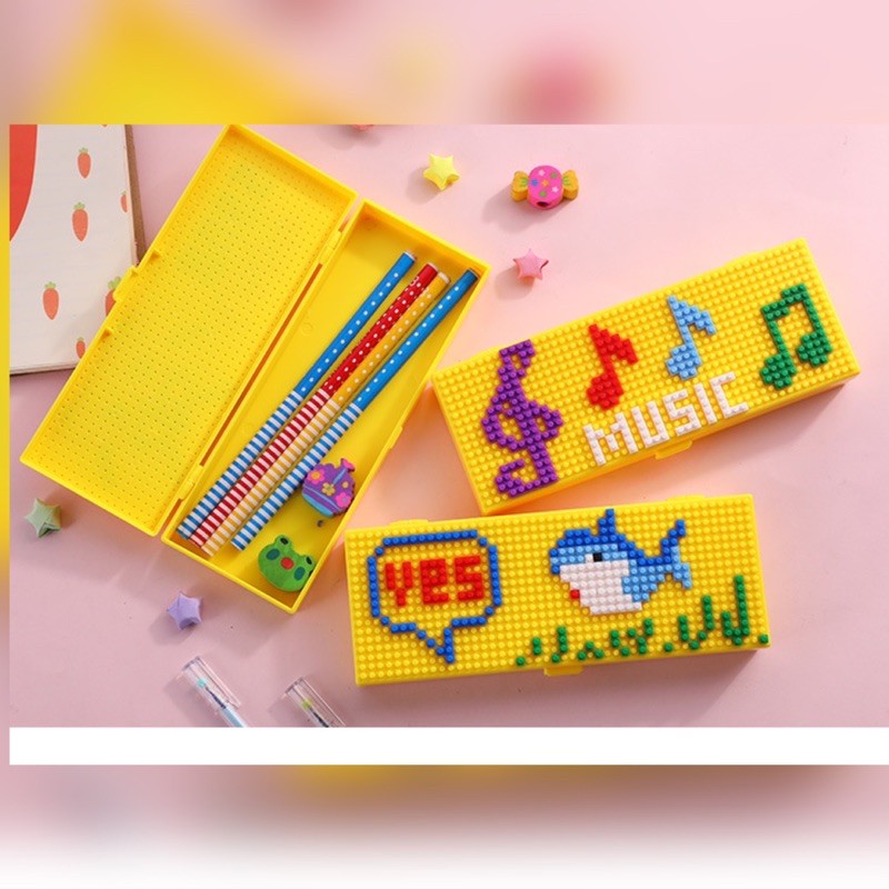 

Kotak Pensil Lego Pixel Tempat Pensil Pasang Susun Pencil Case