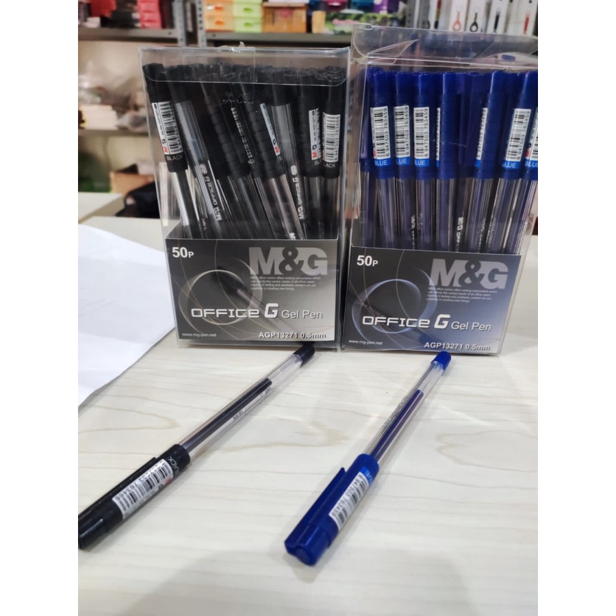 

PULPEN TULIS PEN HITAM PULPEN BIRU PULPEN EKONOMIS MERK M&G 0.5MM