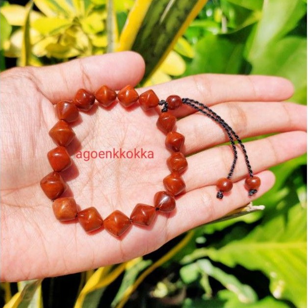 Grosir 10 pcs gelang wajik besar coklat kokka kaokah