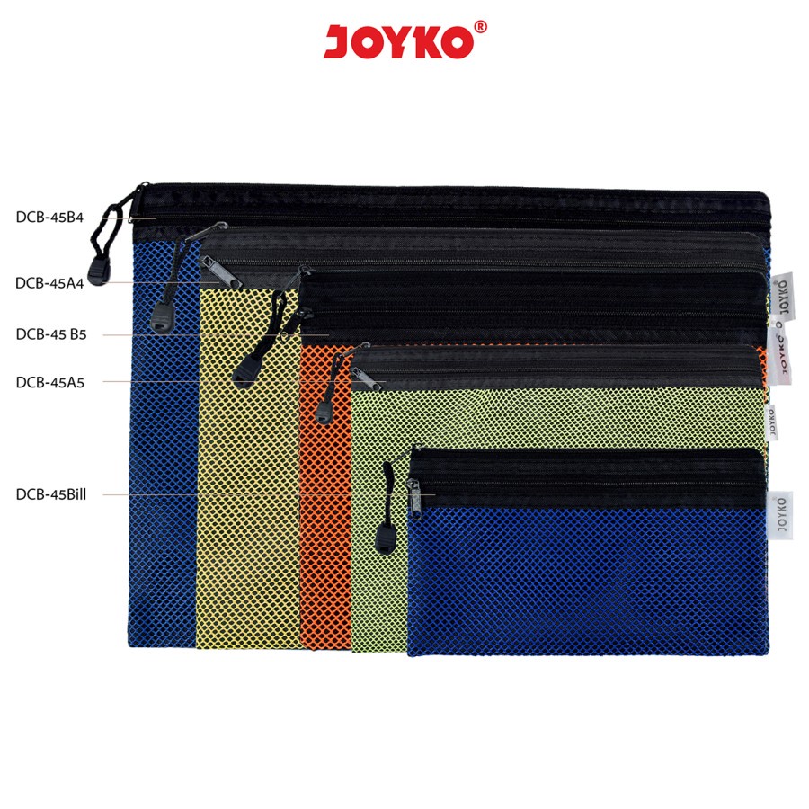 

Document Bag Tas Dokumen Joyko DCB-45 Bill A5 B5 A4 B4 Jaring Parasut