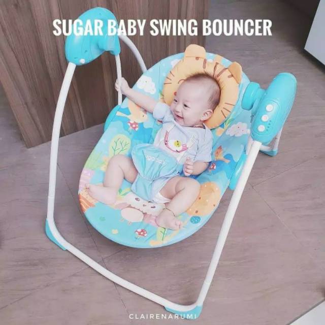 Baby SWING AYUNAN Bayi SUGAR BABY SUGARBABY GOLD EDITION SWING BOUNCHER AYUNAN ELEKTRIK MANUAL