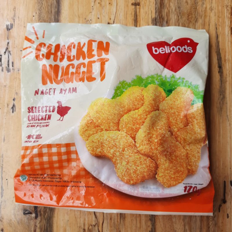 

Chicken Nugget / Nugget Ayam Belfoods 170gr Frozen Food Bandung Cileunyi Jatinangor