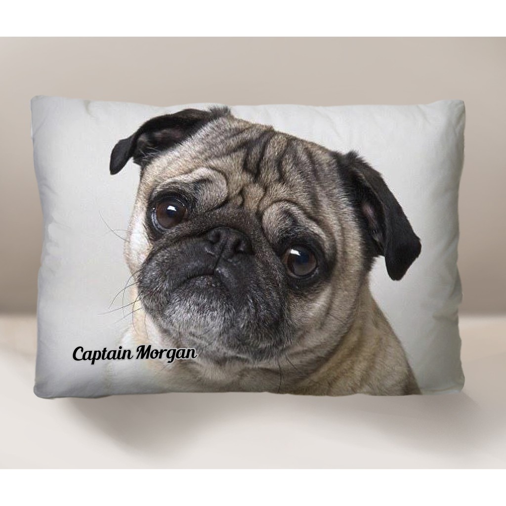 BIKIN BANTAL TEMA ANJING KESAYANGAN BANTAL FOTO ANJING CUSTOM UKURAN 65 X 45