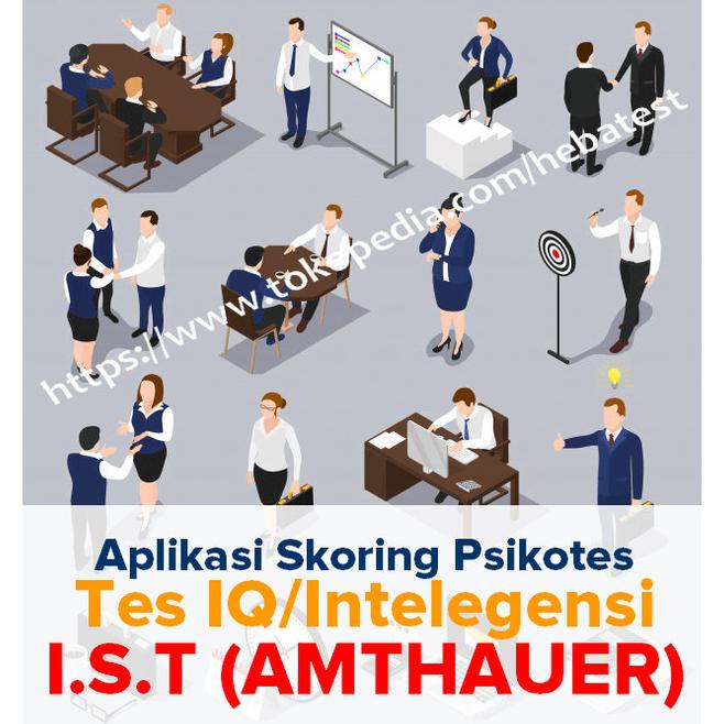 PAKET ALAT PSIKOTES DAN APLIKASI SKORING IST UNTUK TES IQ