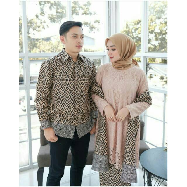 Maura Couple - Sania Ruffle Batik Couple Ori Ndoro Jowi DNT Garansi Termurah Shopee - COUPLE HIKMAH