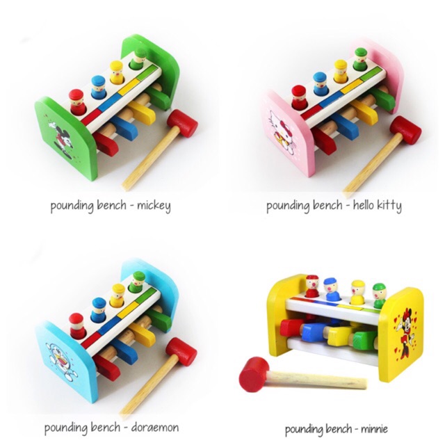 Edufuntoys POUNDING BENCH Mainan  Edukasi Palu Ketok 