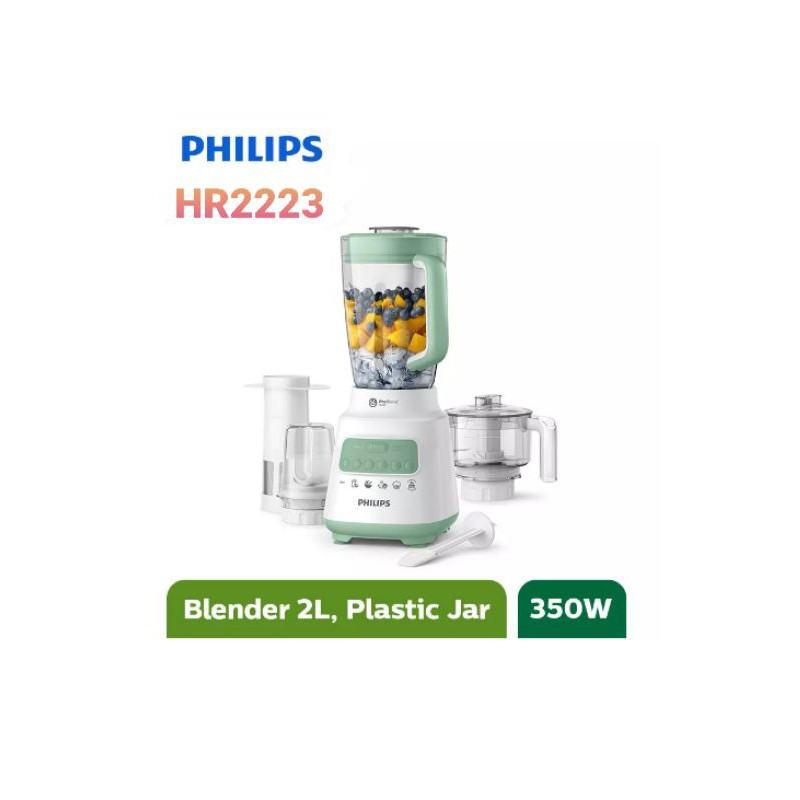 PHILIPS Blender Plastik 2L HR2223 / 30 / HR 2223 / 60 Garansi Resmi