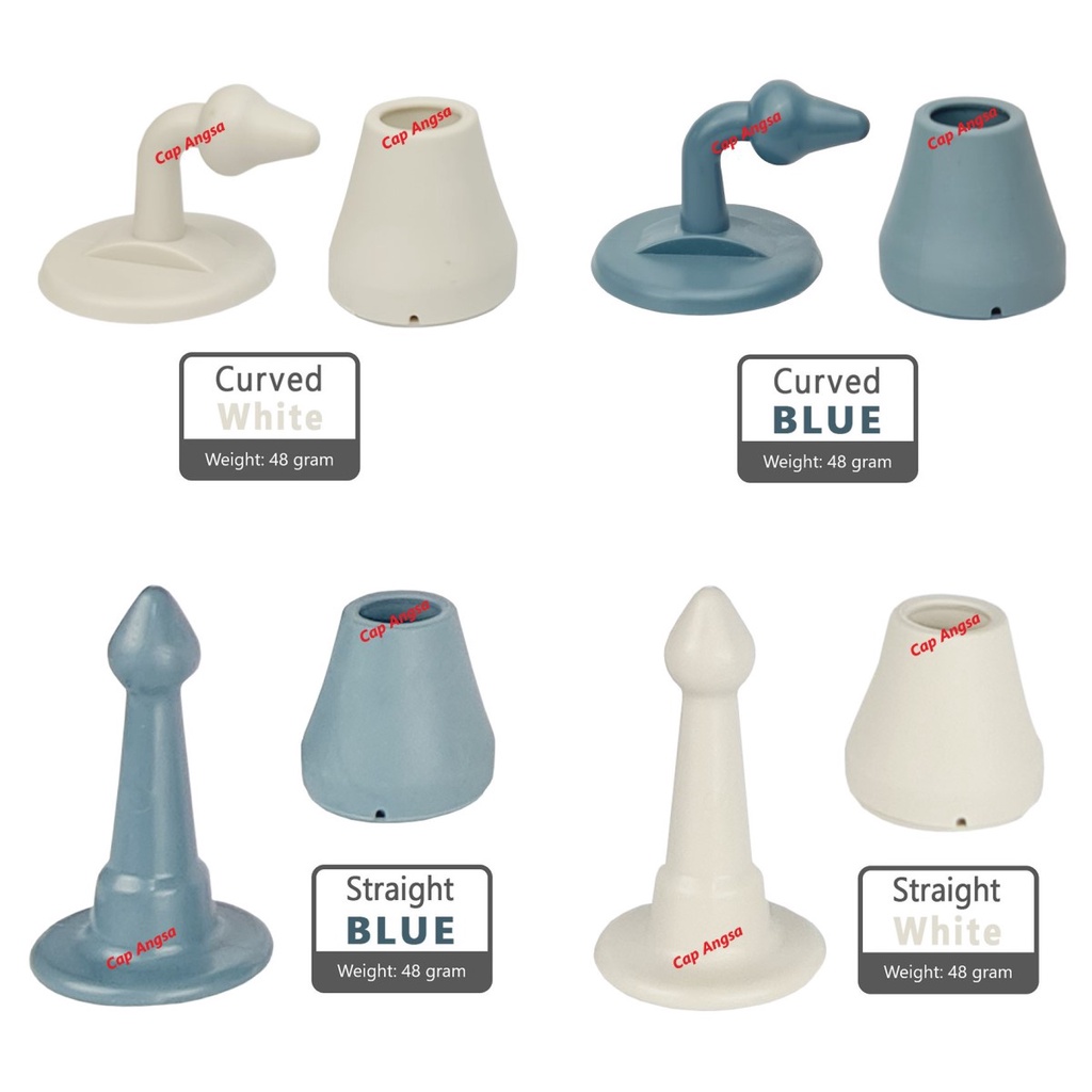 DOOR STOPPER PENAHAN PINTU SILENT QUIET SILICONE SILIKON STOP STOPER SUCTION LOW NOISE GANJELAN