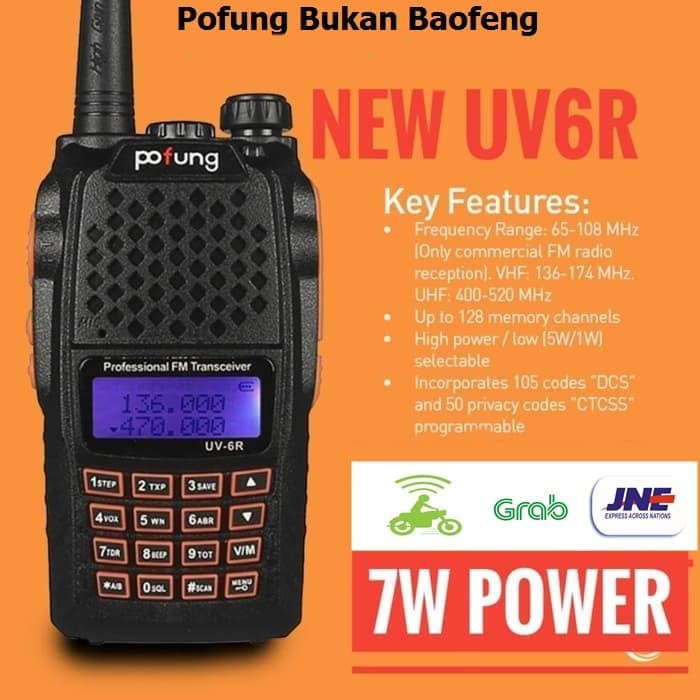 Best Seller HT Baofeng / Pofung UV6R Walkie Talkie ( Pofung )