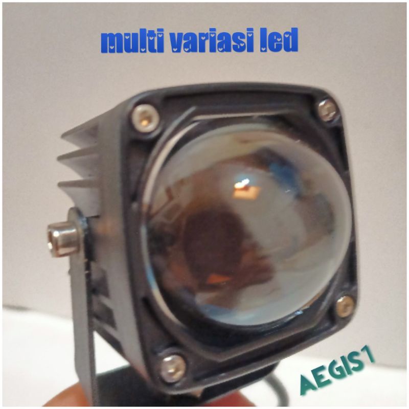 Lampu LED sorot mini AEGIS1 2 warna VARIASI RING WARNA HITAM harga per1pcs kode KH