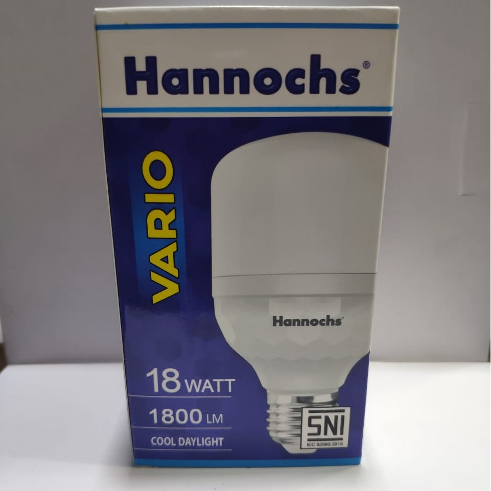 Bohlam Lampu Led Hannochs Vario 18 Watt Cahaya Putih 18w