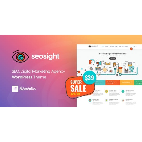 Seosight  - Digital Marketing Agency Theme