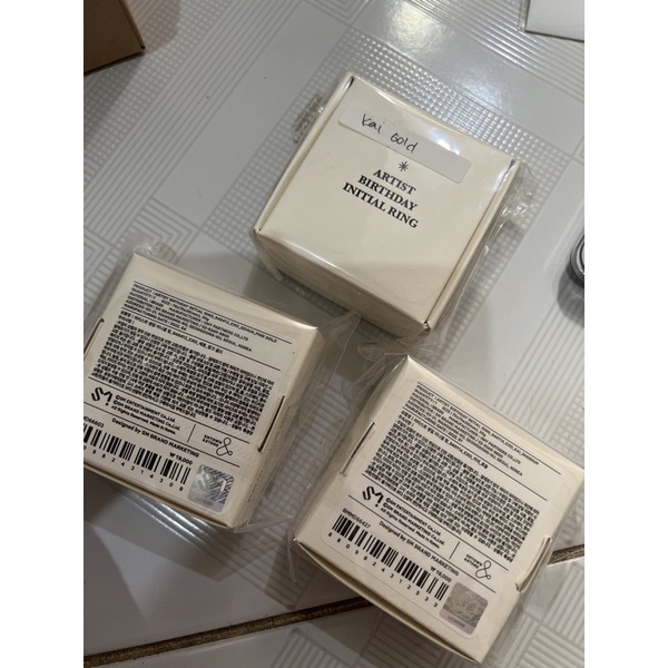 [READY STOCK] SM INITIAL BIRTHDAY RING EXO NCT DREAM 127 KAI SEHUN CHANYEOL BAEKHYUN HAECHAN