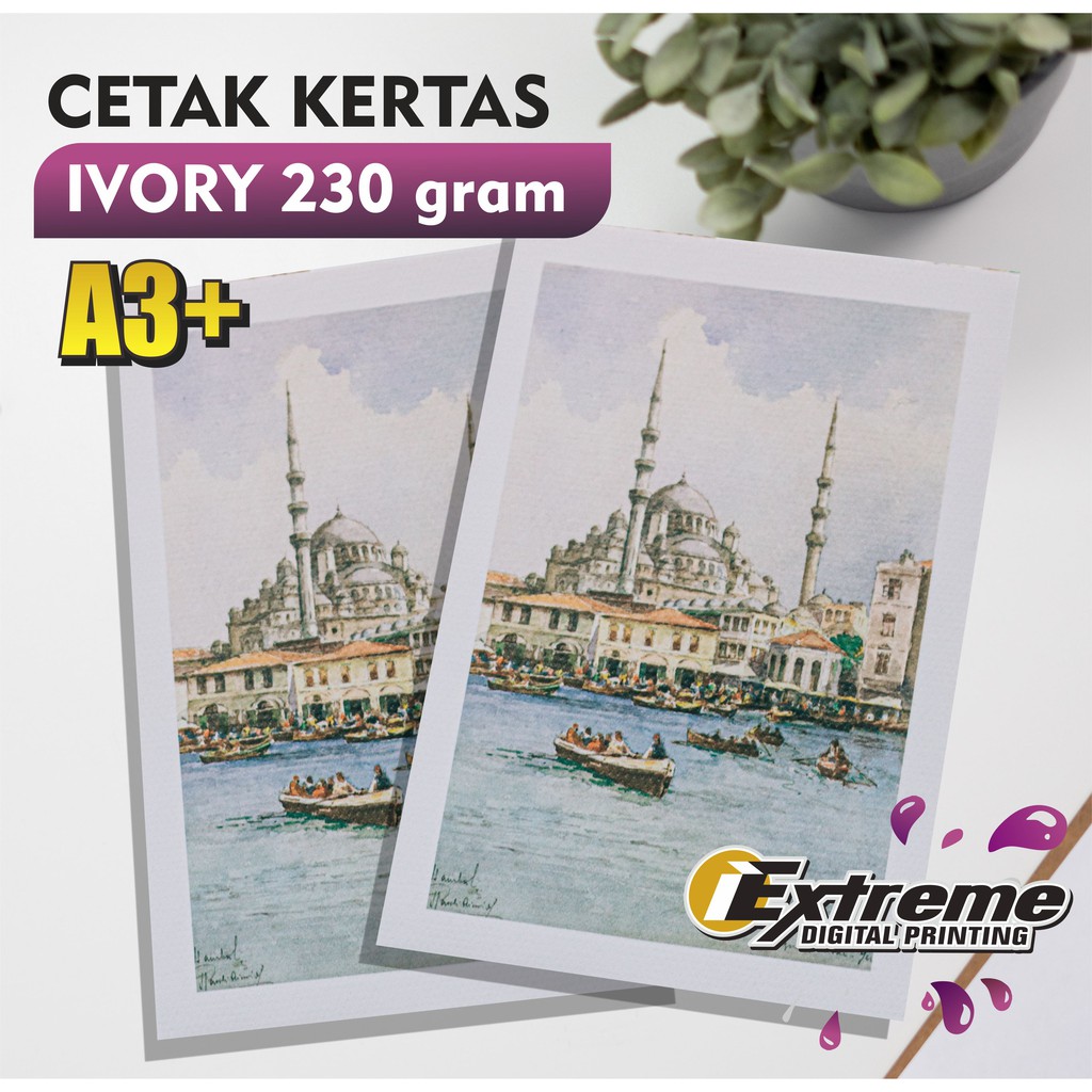 

CETAK KERTAS IVORY 230gr UKURAN A3+