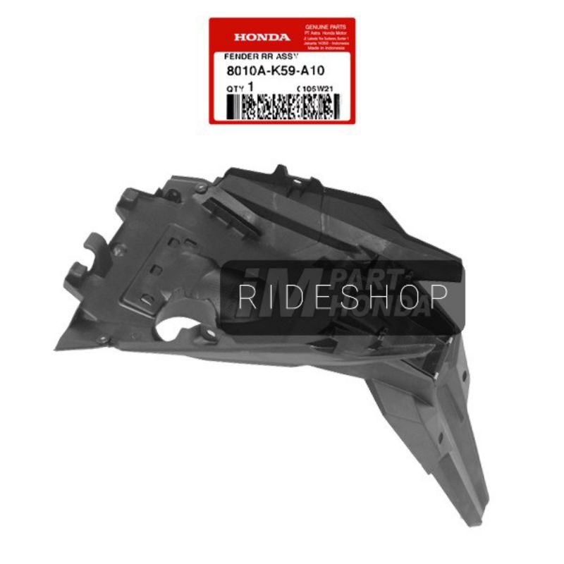 Slebor Spakbor Belakang Vario 125 150 LED 2015 - 2017