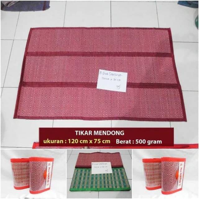 Tikar Lipat Piknik - Tiker Camping Outdoor - Karpet Portable Kecil