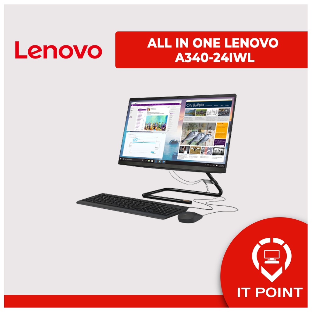 LENOVO A340 24IWL i5 10210 8GB 512SSD INTELUHD WINDOWS10 23,8"