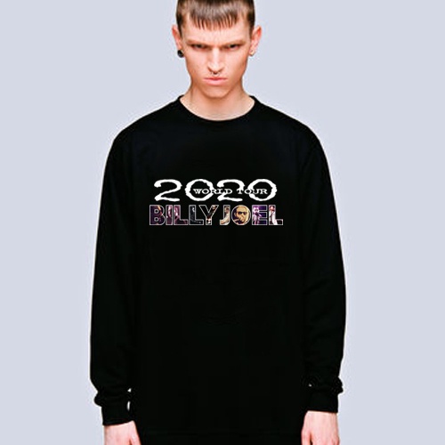 Tshirt Billy Joel Tour 2020 Kaos Tangan Panjang