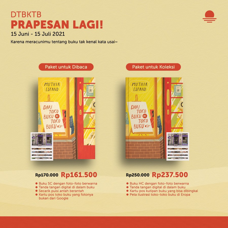 Dari Toko Buku ke Toko Buku - Muthia Esfand
