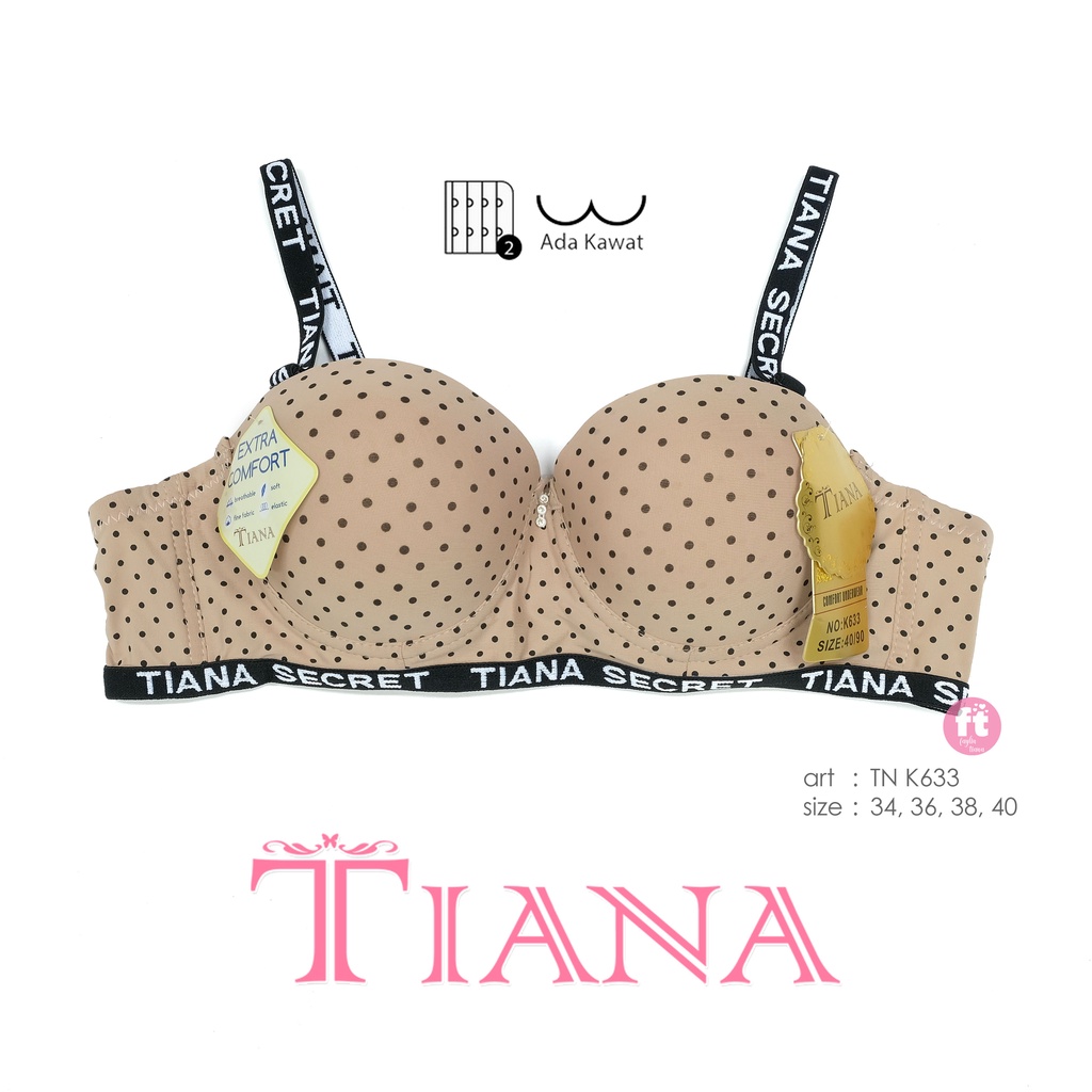 TIANA | Bra Kawat Polkadot / Tiana Secret / art TN K633