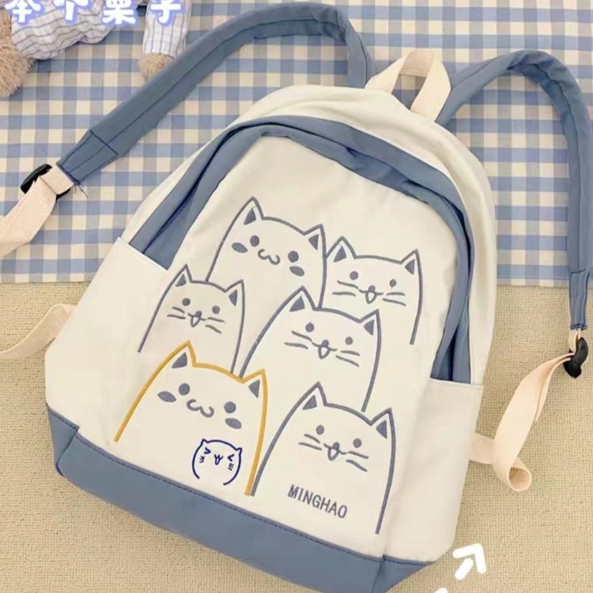 samasuka.shop - Tas Anak Perempuan TK SD Kelas 1 2 3 4 5 6 SMP SMA Remaja Korea Kpop Gendong Termurah