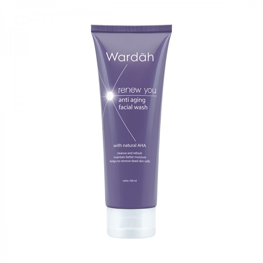 Wardah Renew You Facial Wash Anti Aging 100Gr ORIGINAL-BPOM