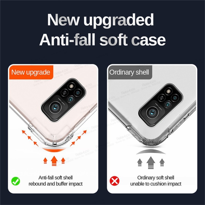 Soft Case Silikon Xiaomi Mi 10T / Xiaomi 10T Pro Bening Transparant Airbag Anti Crack Tebal