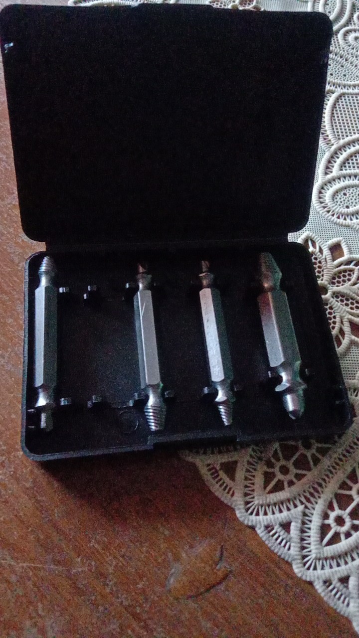 Termurah... Pembuka Baut Rusak Sekrup Dol Screw Extractor Broken Screw Remover