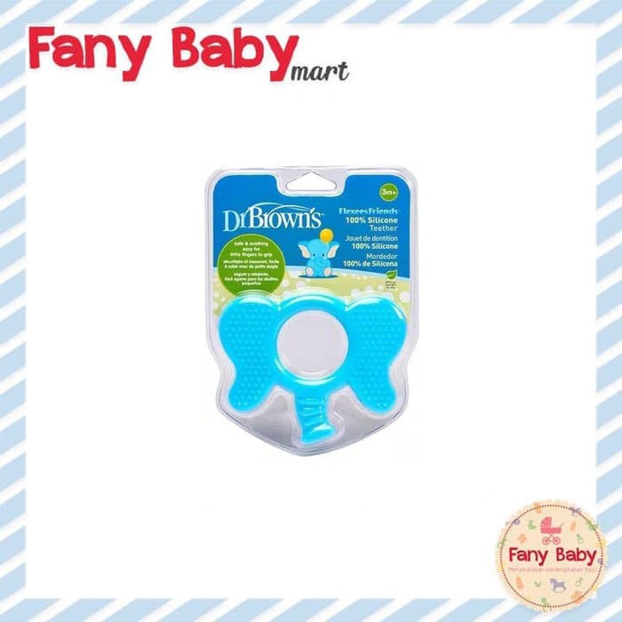 DR BROWNS TEETHER FLEEXEES FRIEND - ELEPHANT / TE002