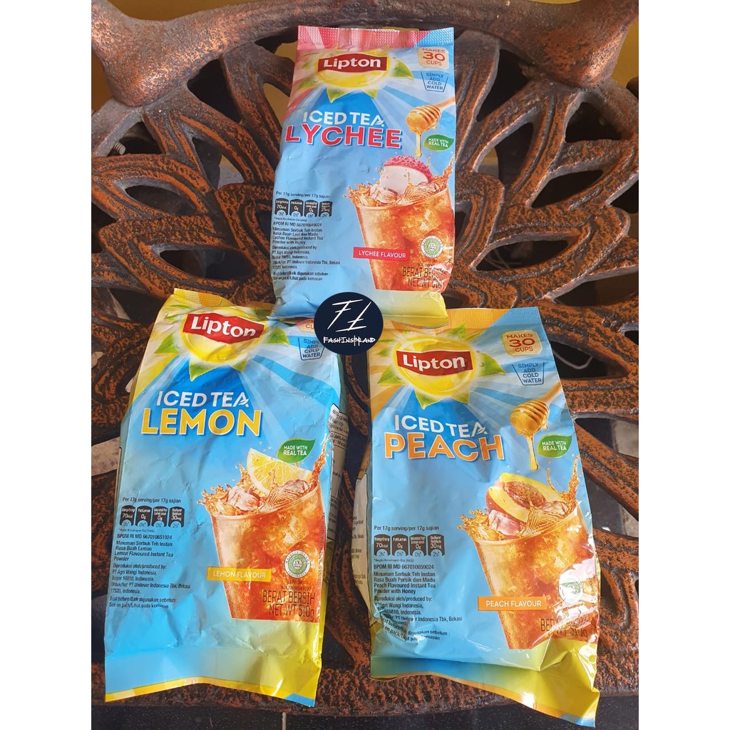 

Teh Lipton Ice Lemon Tea Lychee Tea Peach Tea Powder Food Service Pack 625gr | 510gr ORIGINAL BARU GARANSI