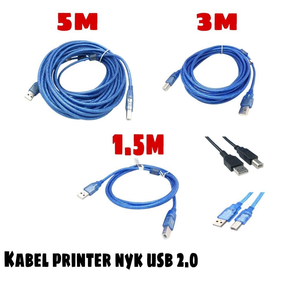 Trend-NYK Kabel Printer USB 2.0 AM-BM 1.5M,3M,5M,10M NYK / Kabel usb printer Nyk