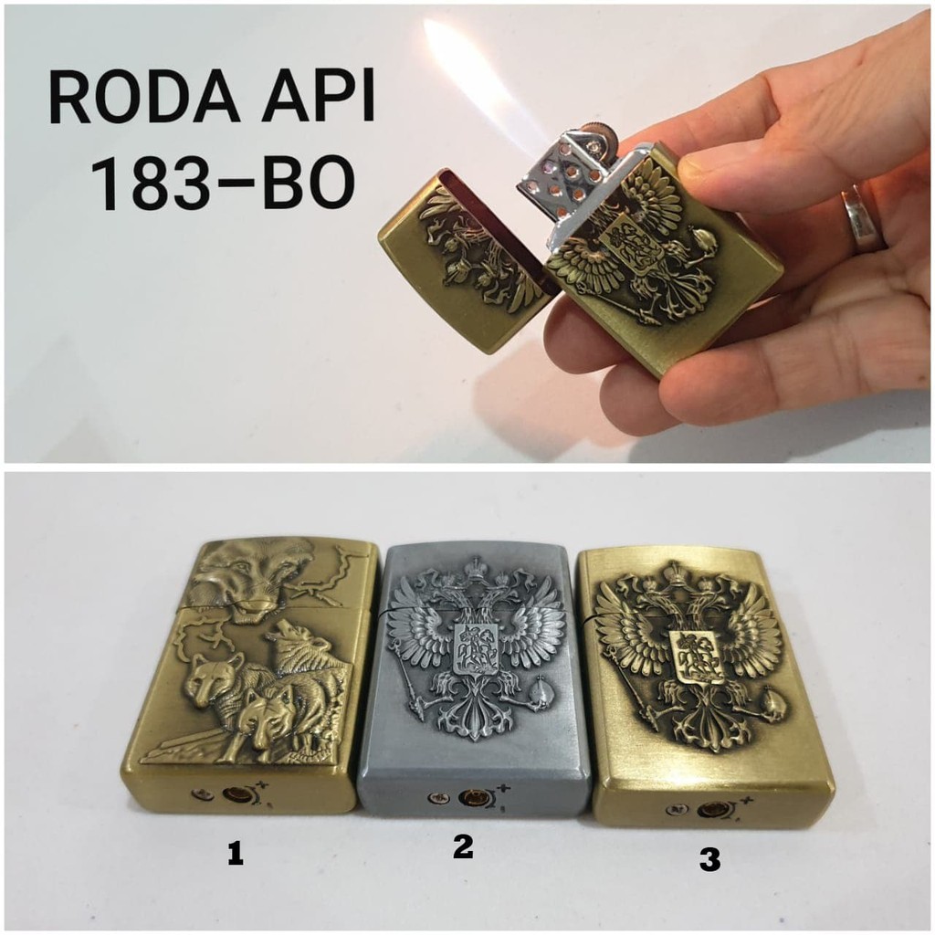 New Trend! KOREK API MODEL ZP KOREK MINYAK 183 BO MANCIS PEMANTIK LIGHTER