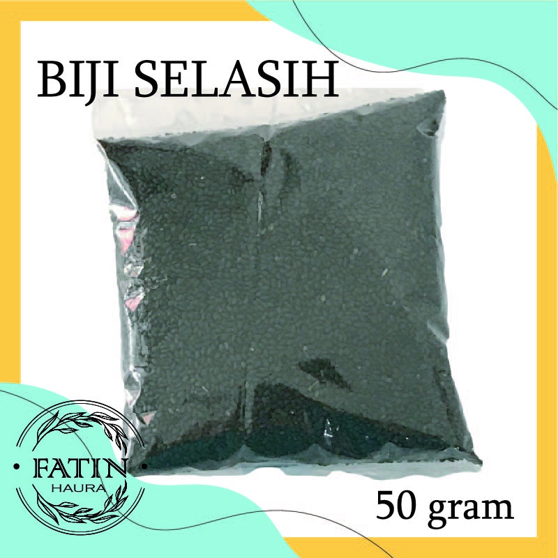 ☘️FATIN☘️BIJI SELASIH 25 GRAM/SELASIH 50 GRAM/BASIL SEEDS