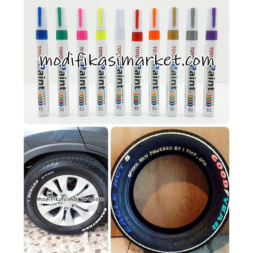 

Spidol Ban Toyo Marker Paint Asli Original