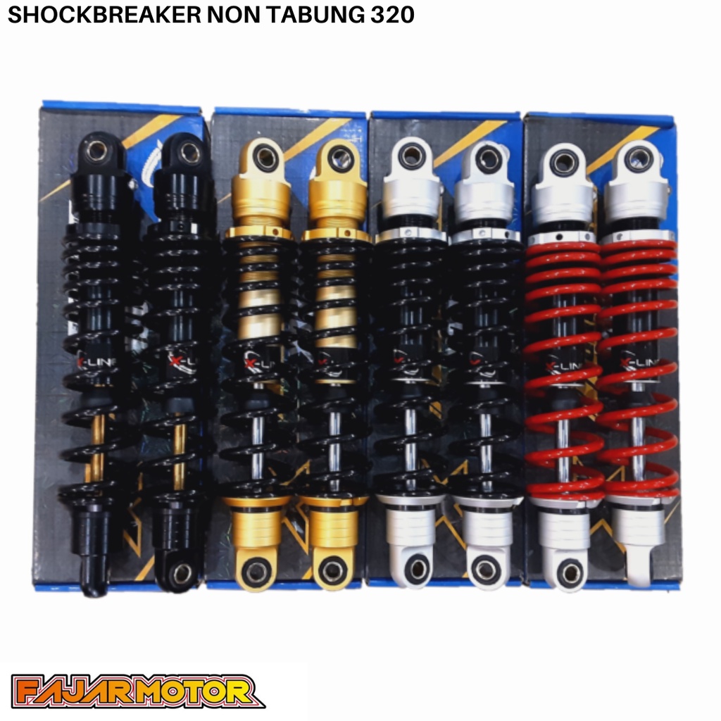 SHOCKBREAKER NON TABUNG 280 MM 320 MM 340 MM 360 MM XLINE 527 507 501 SEPASANG ISI 2