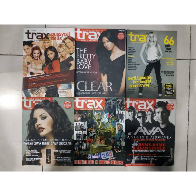 Majalah trax dan mtv trax bebas pilih harga satuan