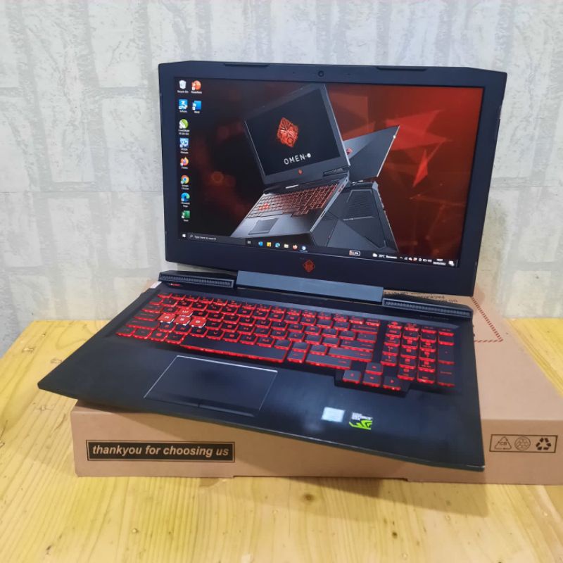 Laptop Gaming HP Omen 15-ce019DX Cor i7-7700HQ Ram 16GB+SSD 128GB+HDD 1TB NVDIA GTX1050Ti 4GB