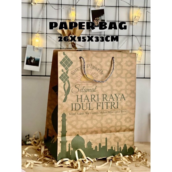 

Paper Bag / Tas Kertas Lebaran Ukuran 26 x 15 x 33 CM